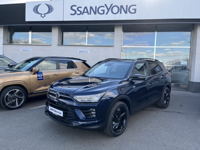 Korando 1.5Turbo Style+ AT Modrá/černý DOSTUPNOST ZÁŘÍ 2025